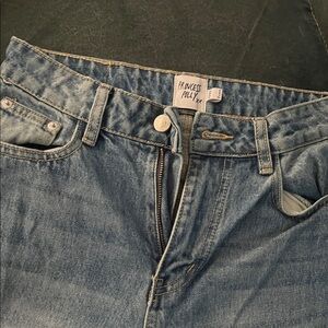 Princess Polly Light Blue Denim Pants